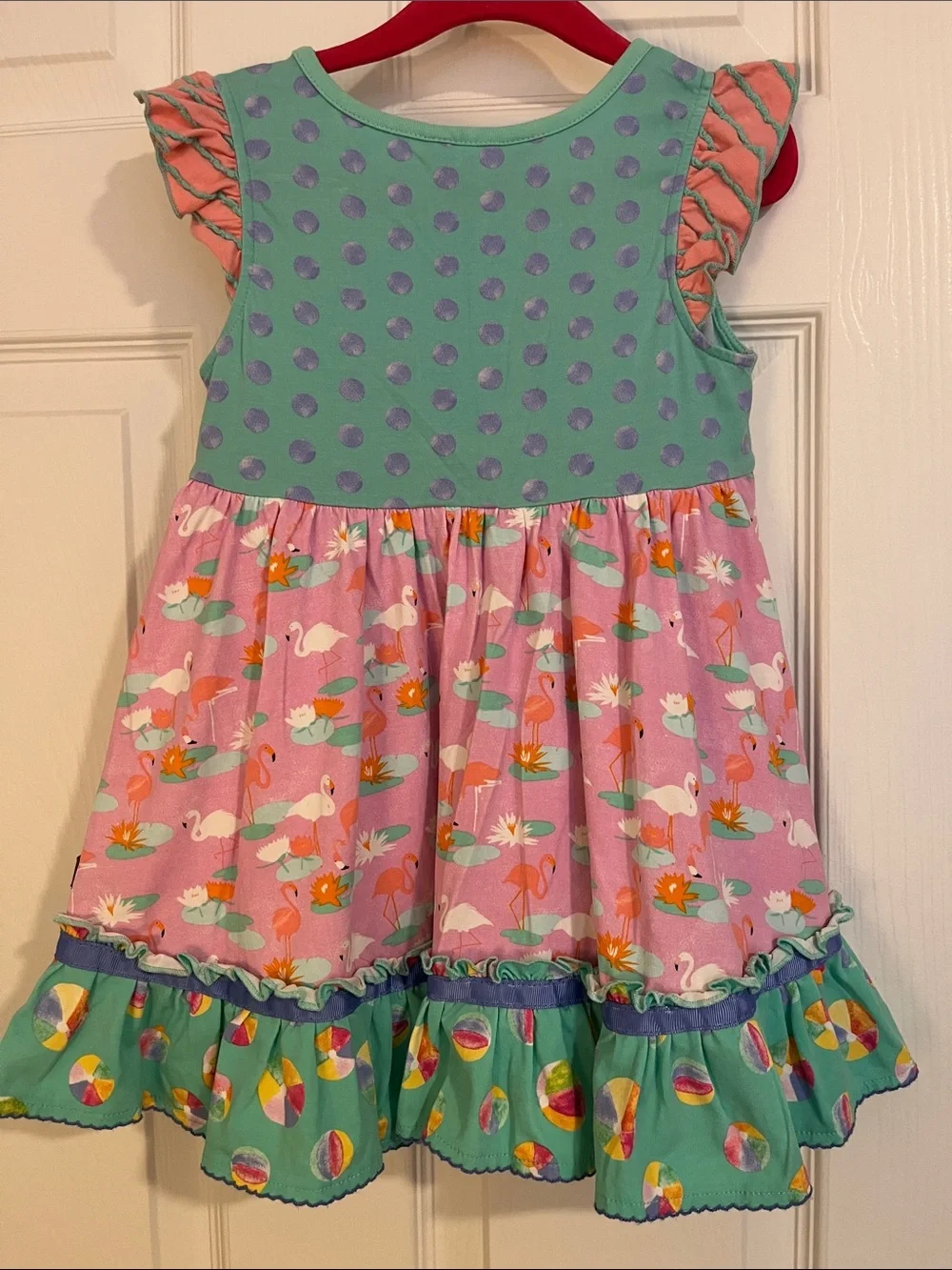 Matilda Jane Summer Top Flamngos, Beach Balls 6